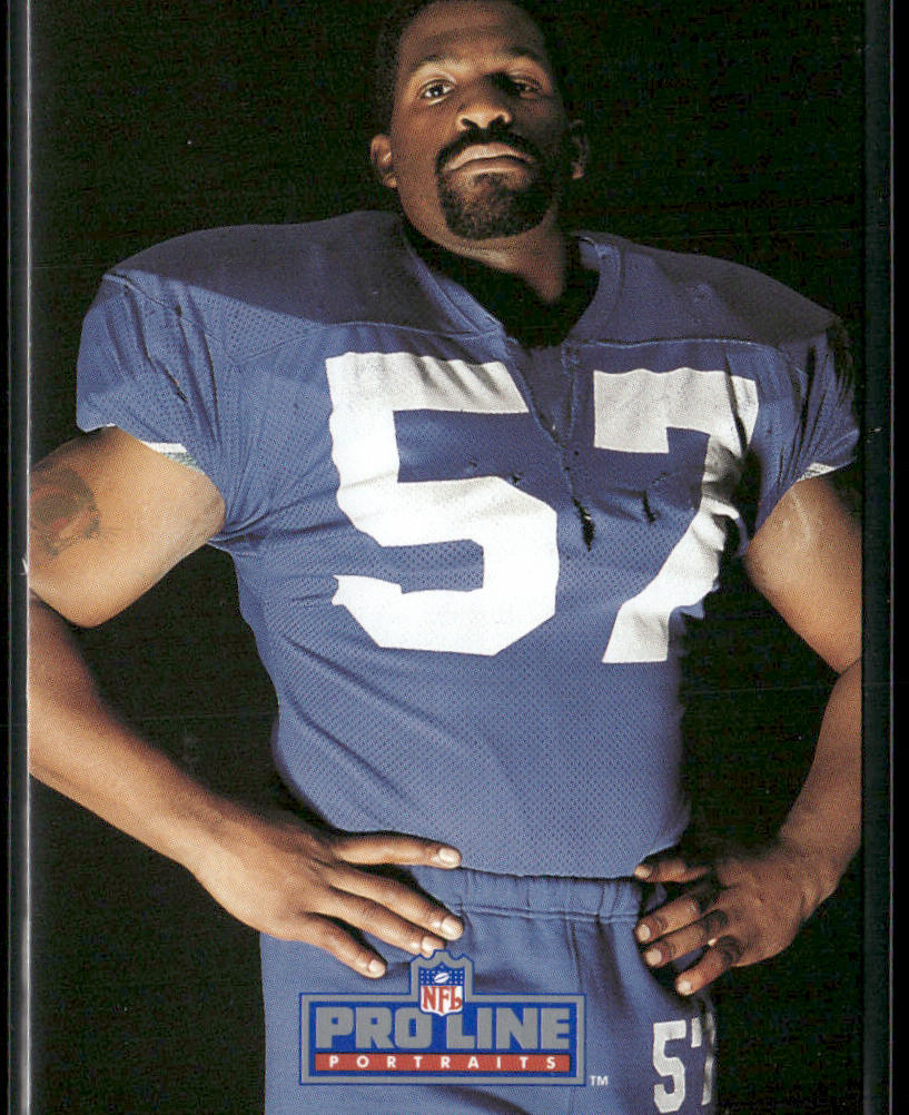 Tony Woods 1991 Pro Line Portraits #167 Seattle Seahawks