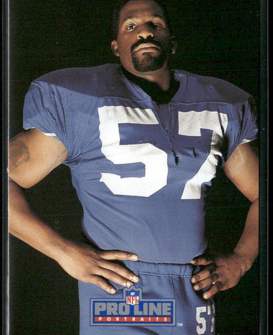 Tony Woods 1991 Pro Line Portraits #167 Seattle Seahawks