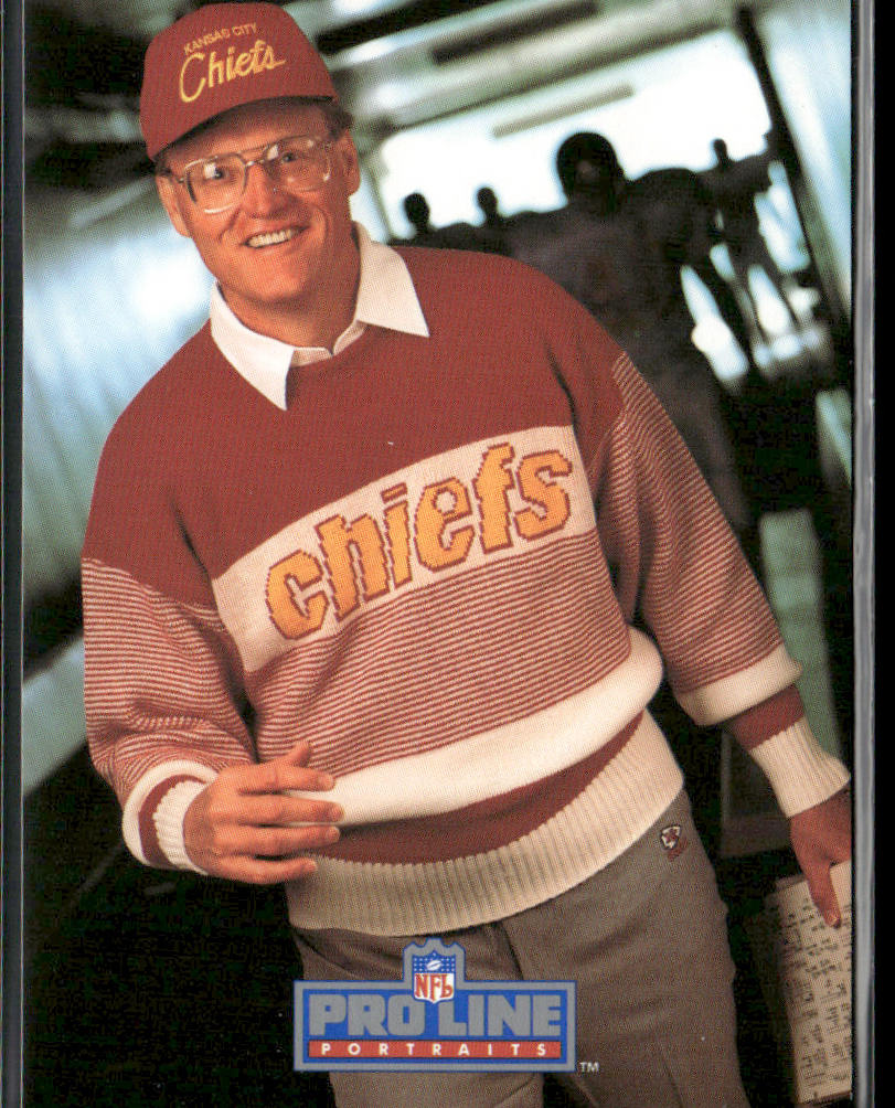 Marty Schottenheimer 1991 Pro Line Portraits #181 Kansas City Chiefs