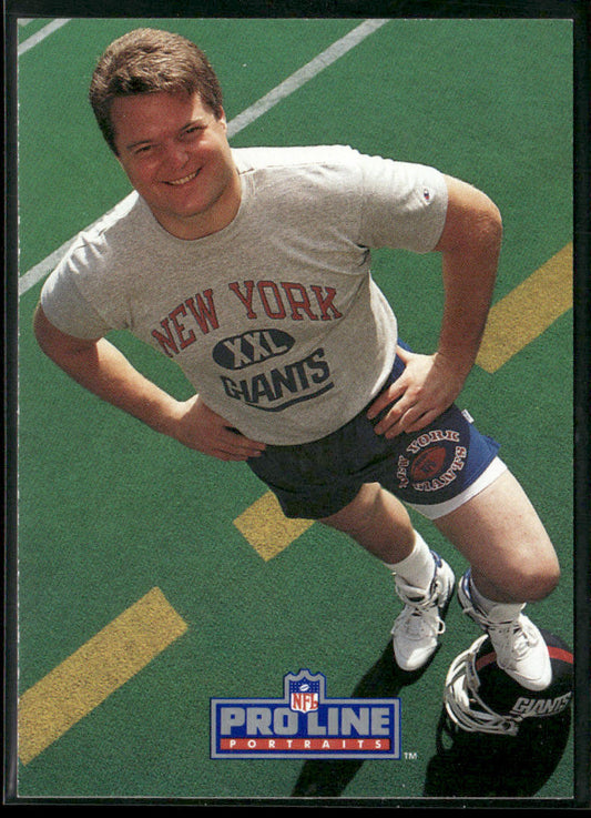 Bart Oates 1991 Pro Line Portraits #191 New York Giants