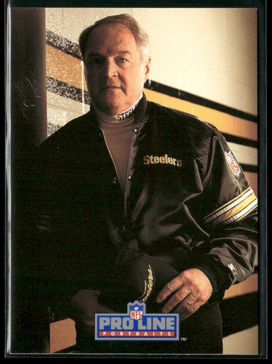 Chuck Noll 1991 Pro Line Portraits #193 Pittsburgh Steelers