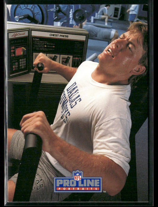 Troy Aikman 1991 Pro Line Portraits #194 Dallas Cowboys