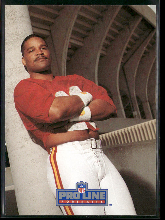 Deron Cherry 1991 Pro Line Portraits #208 Kansas City Chiefs