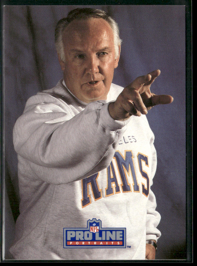 John Robinson 1991 Pro Line Portraits #216 Los Angeles Rams
