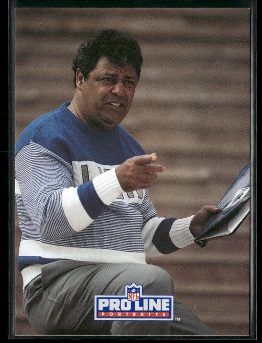 Wayne Fontes 1991 Pro Line Portraits #226 Detroit Lions