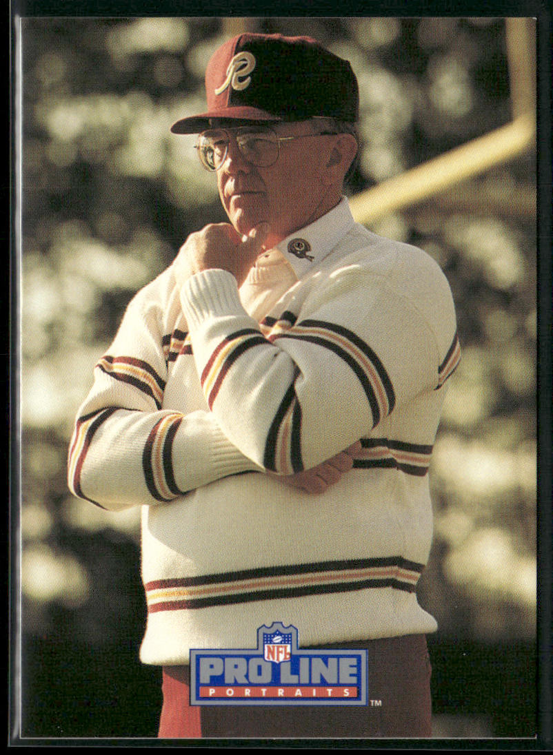 Joe Gibbs 1991 Pro Line Portraits #235 Washington Redskins