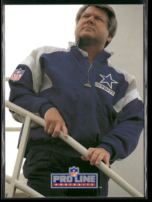 Jimmy Johnson 1991 Pro Line Portraits #244 Dallas Cowboys