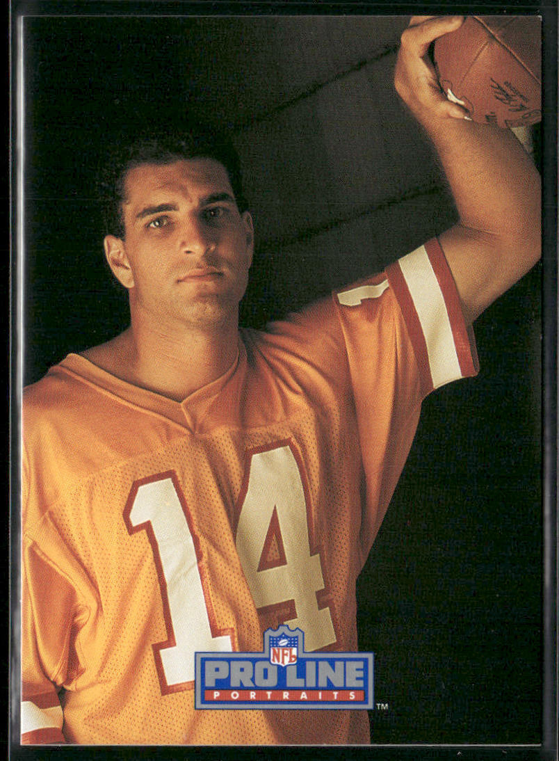 Vinny Testaverde 1991 Pro Line Portraits #265 Tampa Bay Buccaneers