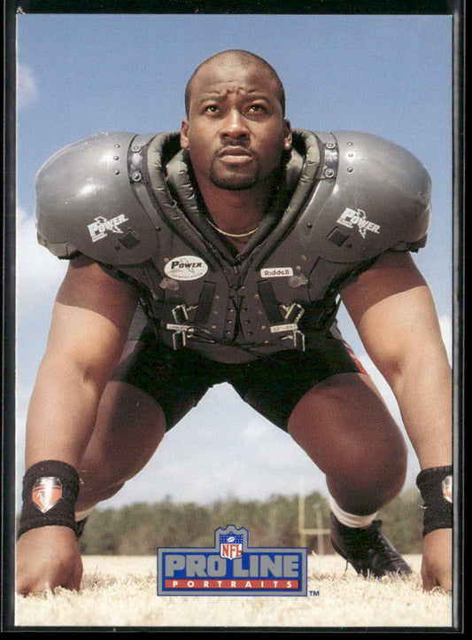 Chris Hinton 1991 Pro Line Portraits #276 Atlanta Falcons