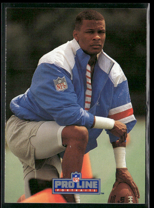 Mike Dumas 1991 Pro Line Portraits #280 RC Houston Oilers