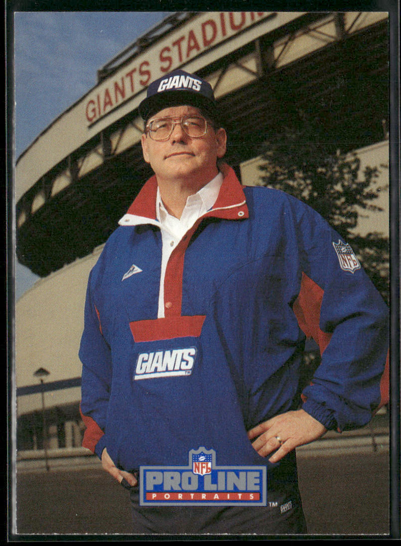Ray Handley 1991 Pro Line Portraits #289 New York Giants