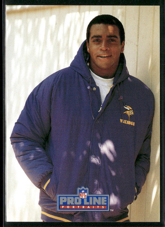 Ahmad Rashad 1991 Pro Line Portraits #290 Minnesota Vikings