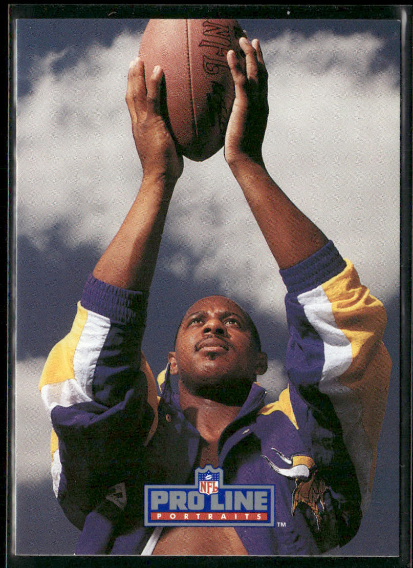 Anthony Carter 1991 Pro Line Portraits #297 Minnesota Vikings