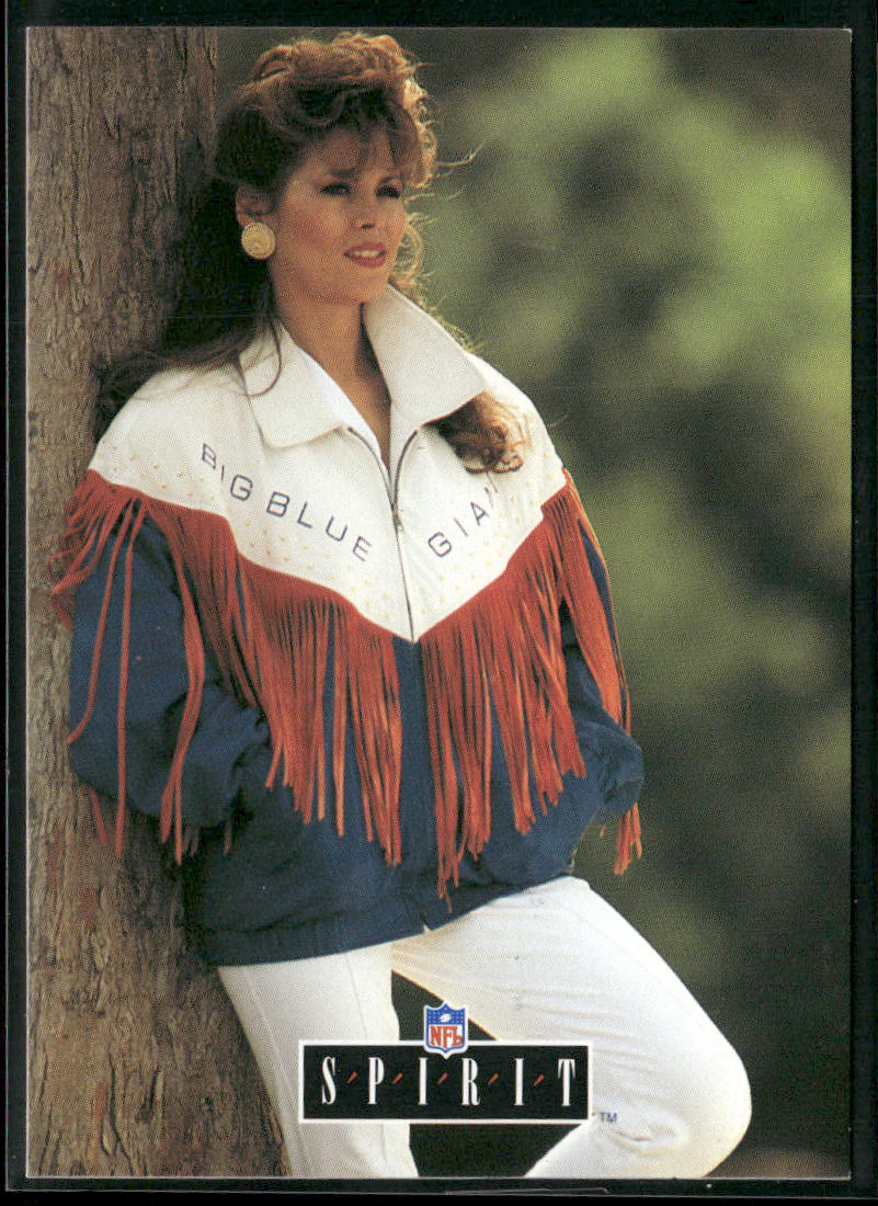Michelle Oates 1991 Pro Line Portraits Spirit Wives #4 New York Giants
