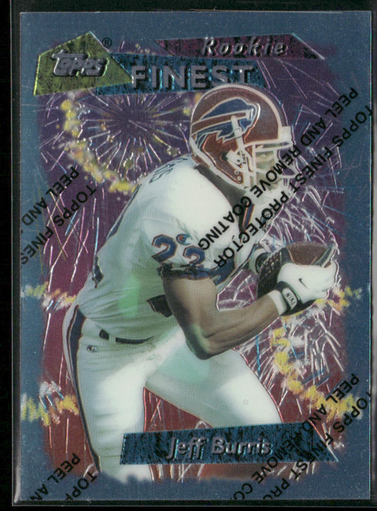 Jeff Burris 1995 Finest #9 Buffalo Bills