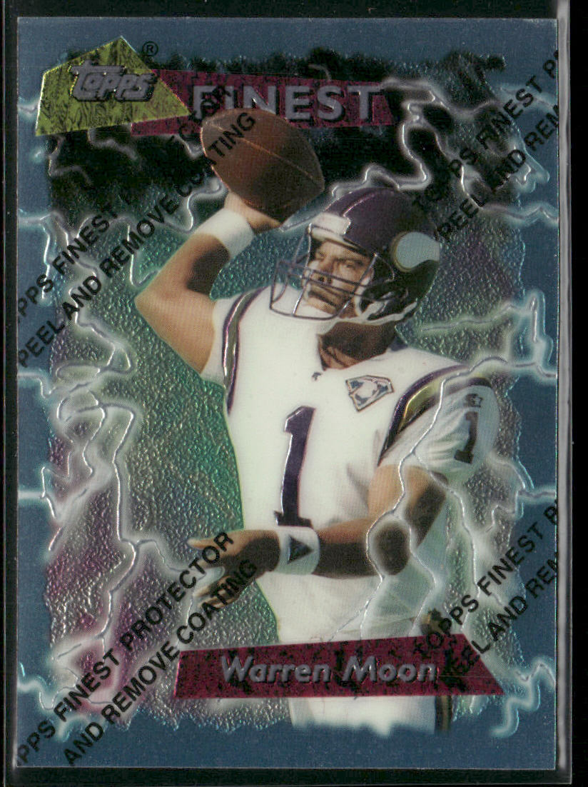 Warren Moon 1995 Finest #10 Minnesota Vikings