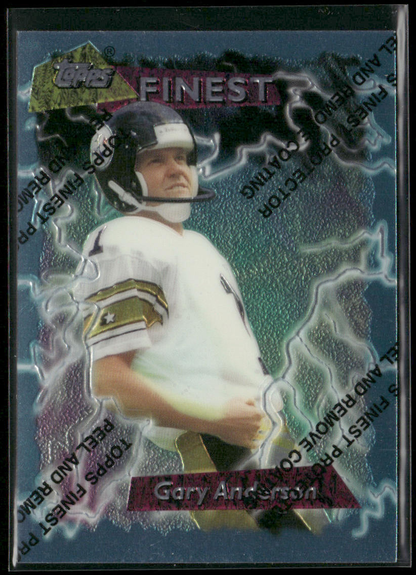 Gary Anderson 1995 Finest #11 Pittsburgh Steelers