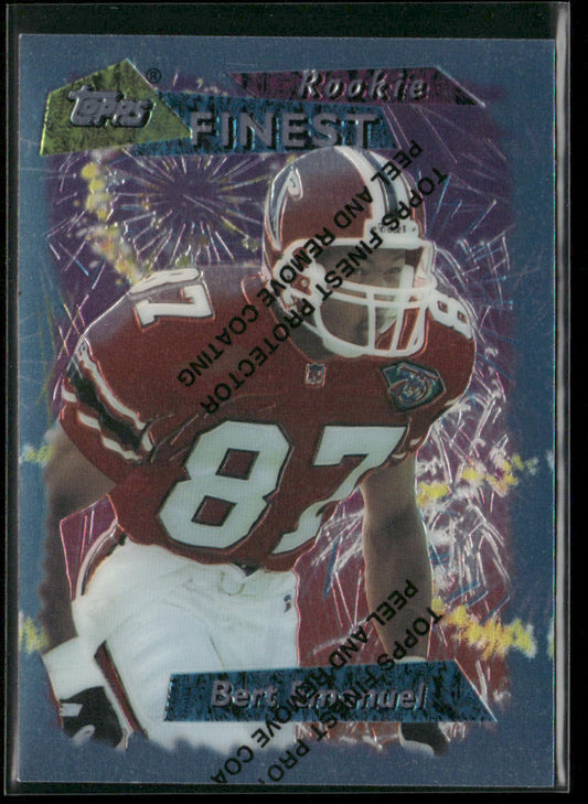 Bert Emanuel 1995 Finest #12 Atlanta Falcons