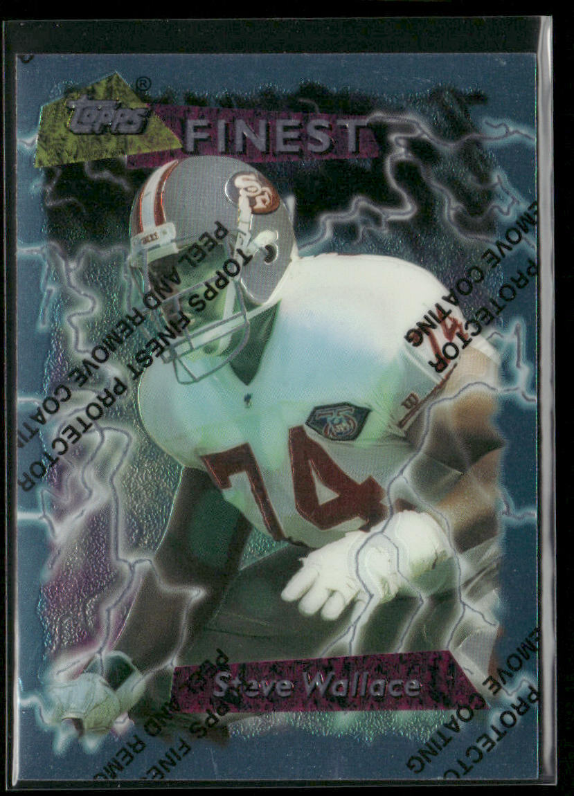 Steve Wallace 1995 Finest #14 San Francisco 49ers