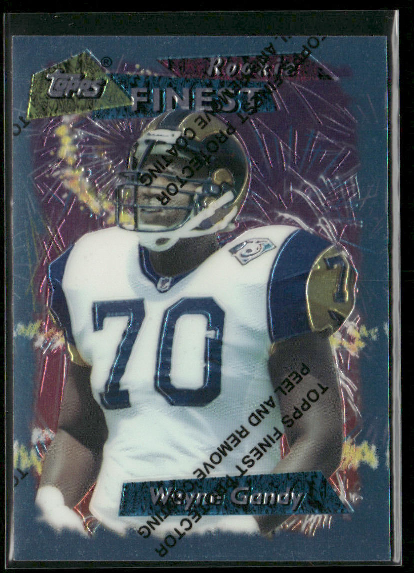 Wayne Gandy 1995 Finest #18 St. Louis Rams
