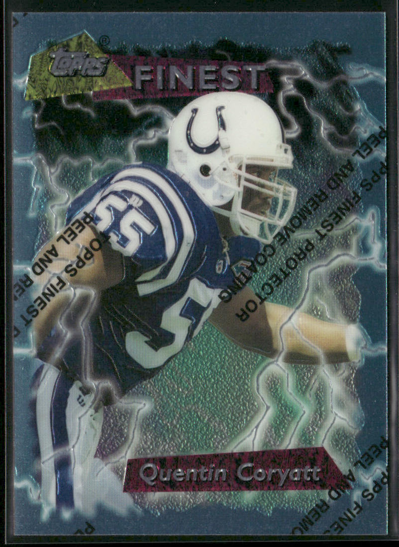 Quentin Coryatt 1995 Finest #19 Indianapolis Colts