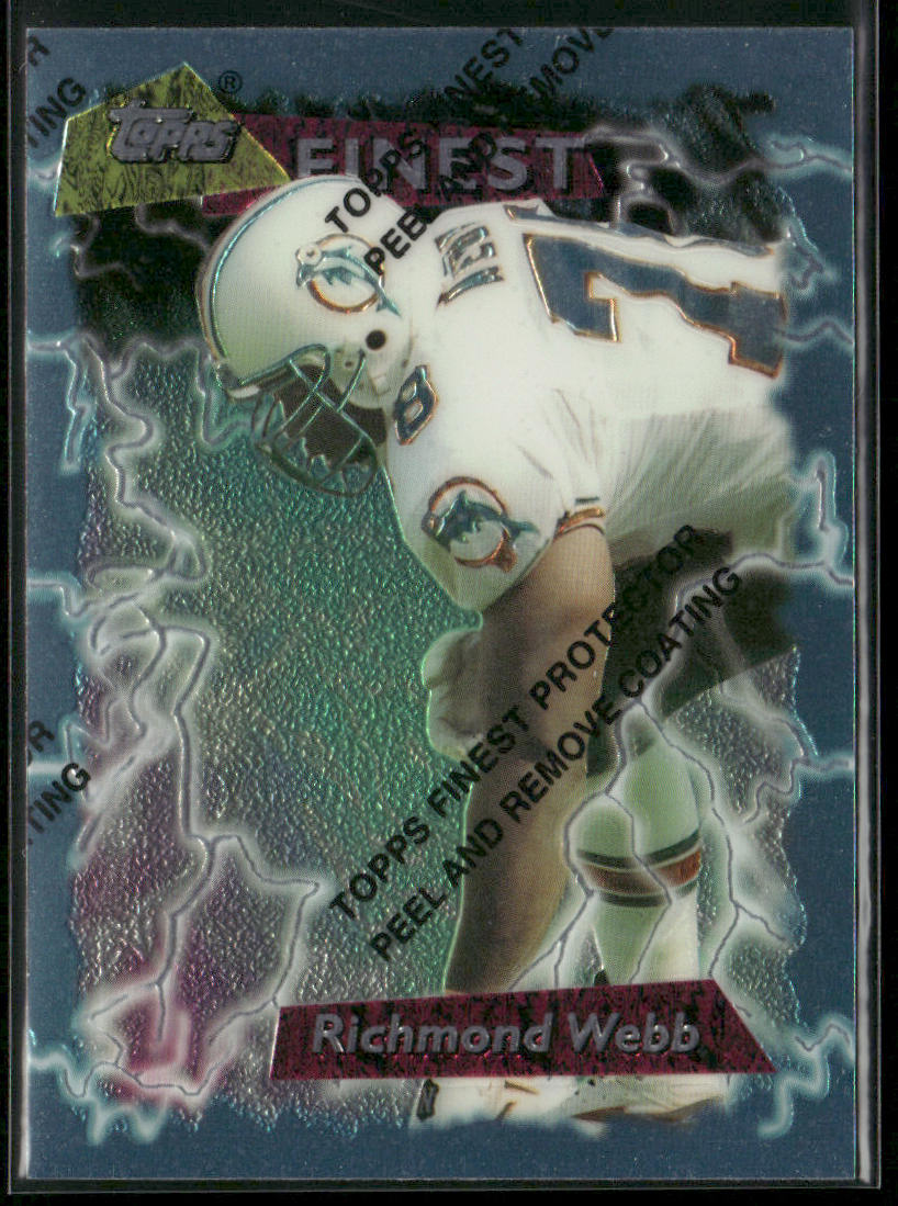 Richmond Webb 1995 Finest #20 Miami Dolphins
