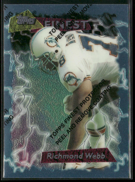 Richmond Webb 1995 Finest #20 Miami Dolphins
