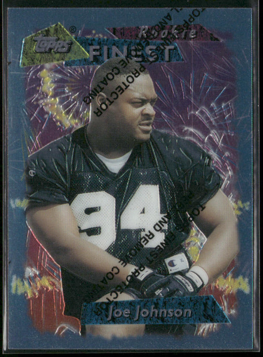 Joe Johnson 1995 Finest #22 New Orleans Saints