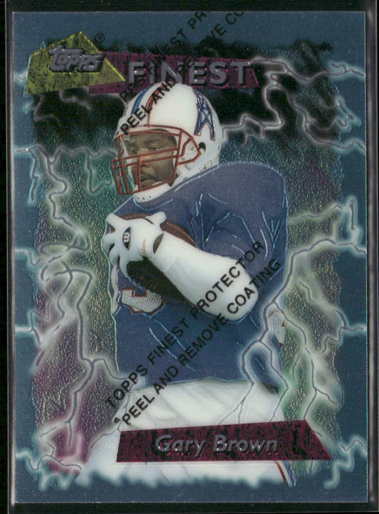 Gary Brown 1995 Finest #23 Houston Oilers