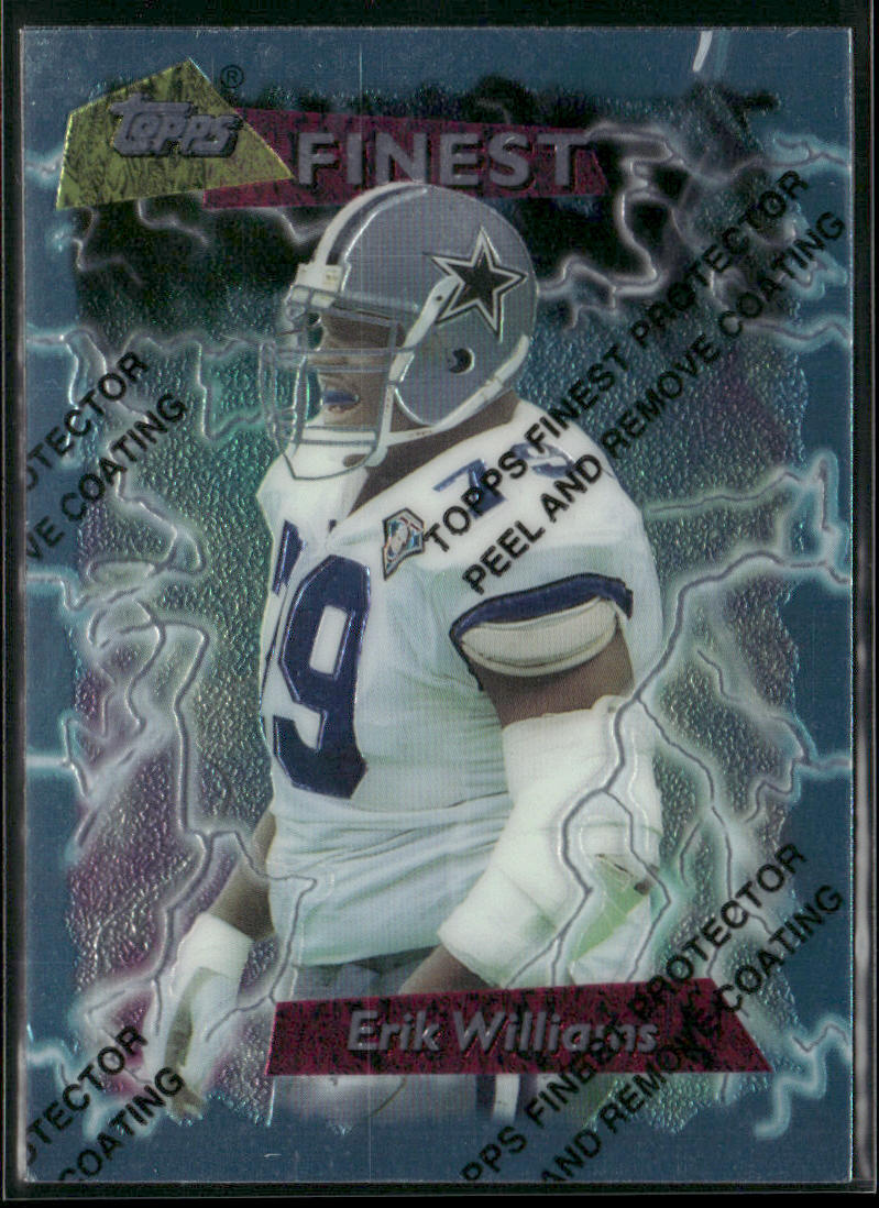 Erik Williams 1995 Finest #30 Dallas Cowboys