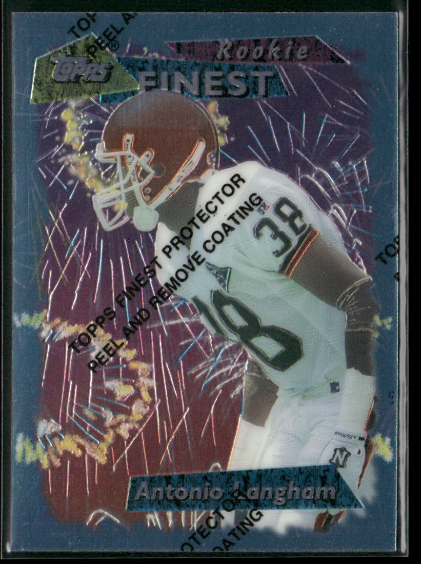Antonio Langham 1995 Finest #34 Cleveland Browns