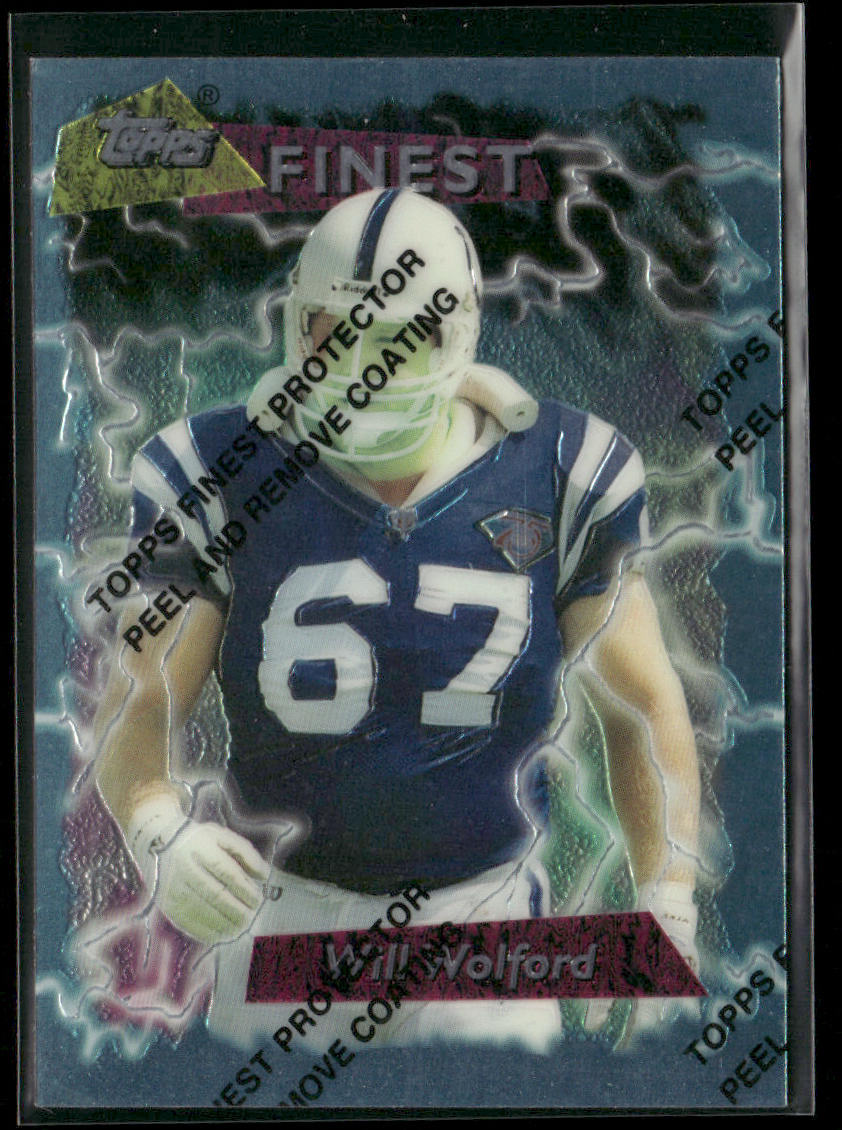 Will Wolford 1995 Finest #41 Indianapolis Colts