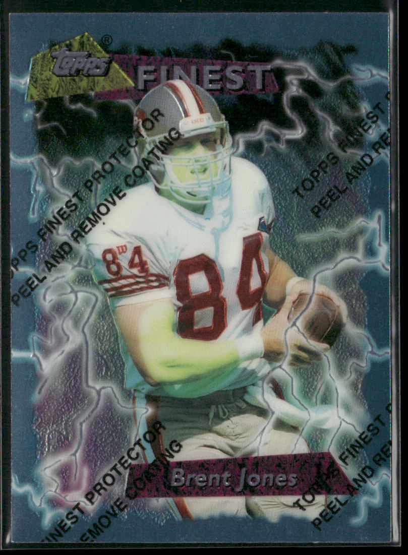 Brent Jones 1995 Finest #46 San Francisco 49ers