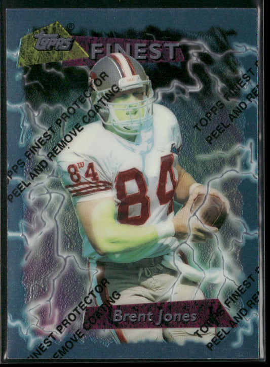 Brent Jones 1995 Finest #46 San Francisco 49ers