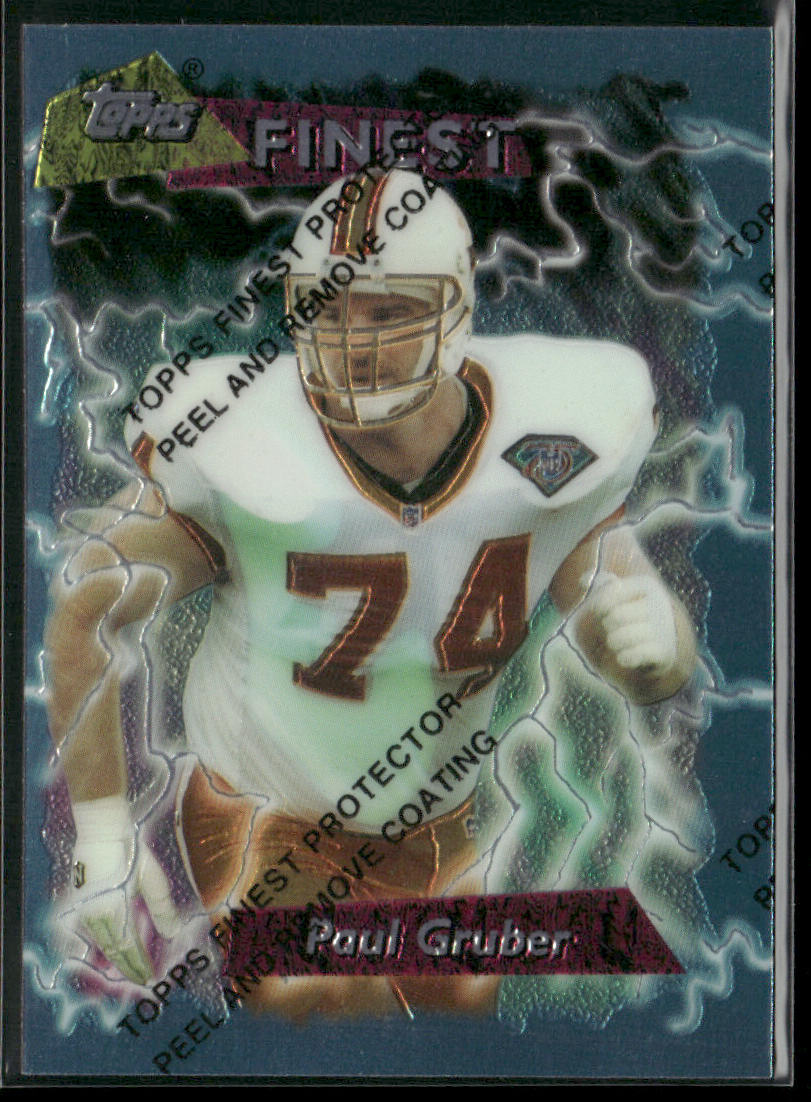 Paul Gruber 1995 Finest #49 Tampa Bay Buccaneers