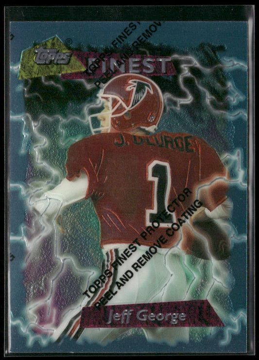 Jeff George 1995 Finest #50 Atlanta Falcons