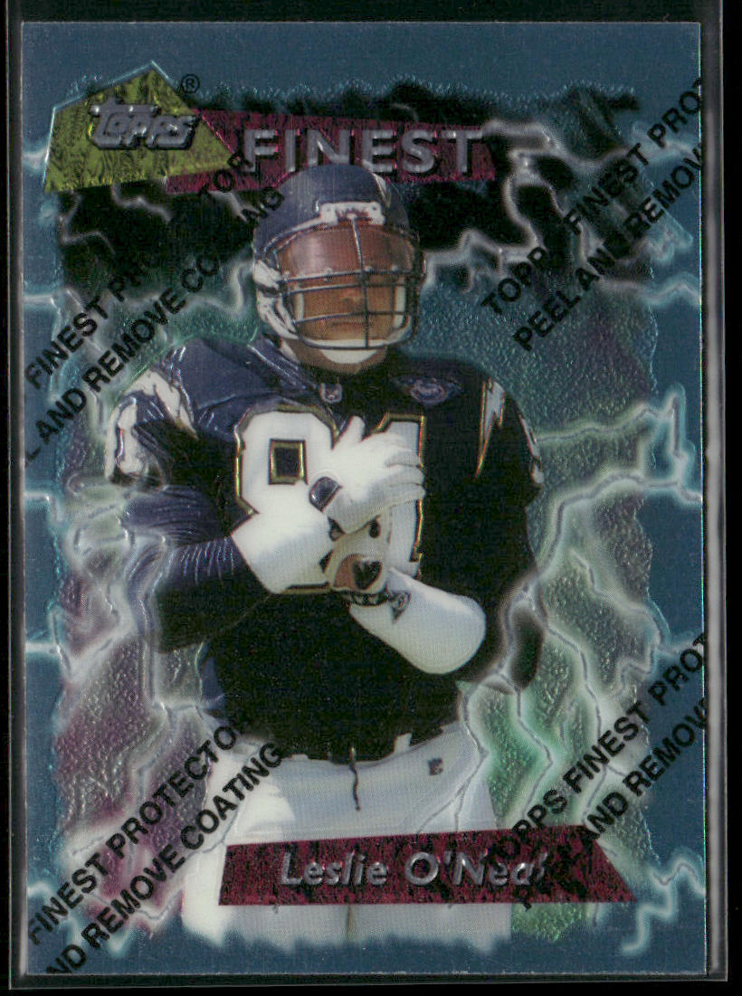 Leslie O'Neal 1995 Finest #57 San Diego Chargers