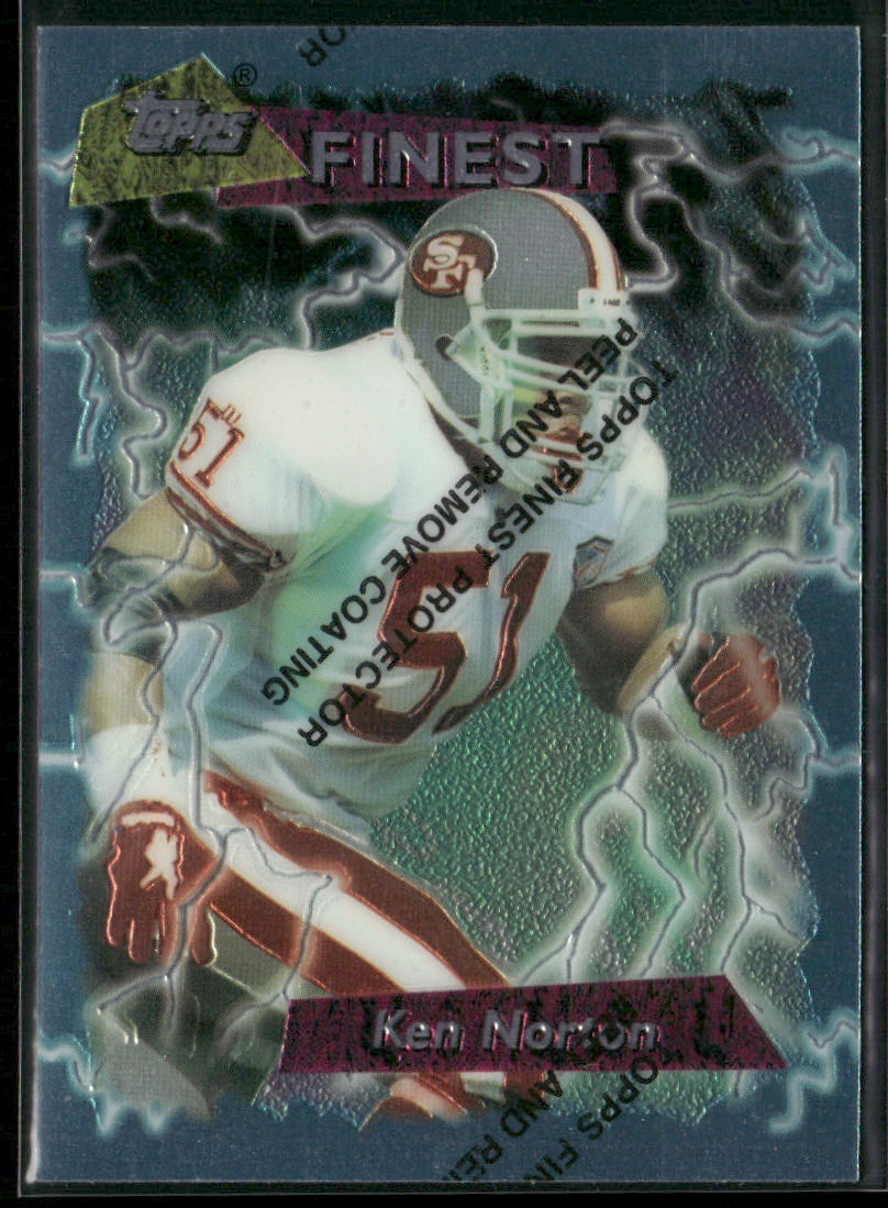 Ken Norton 1995 Finest #61 San Francisco 49ers