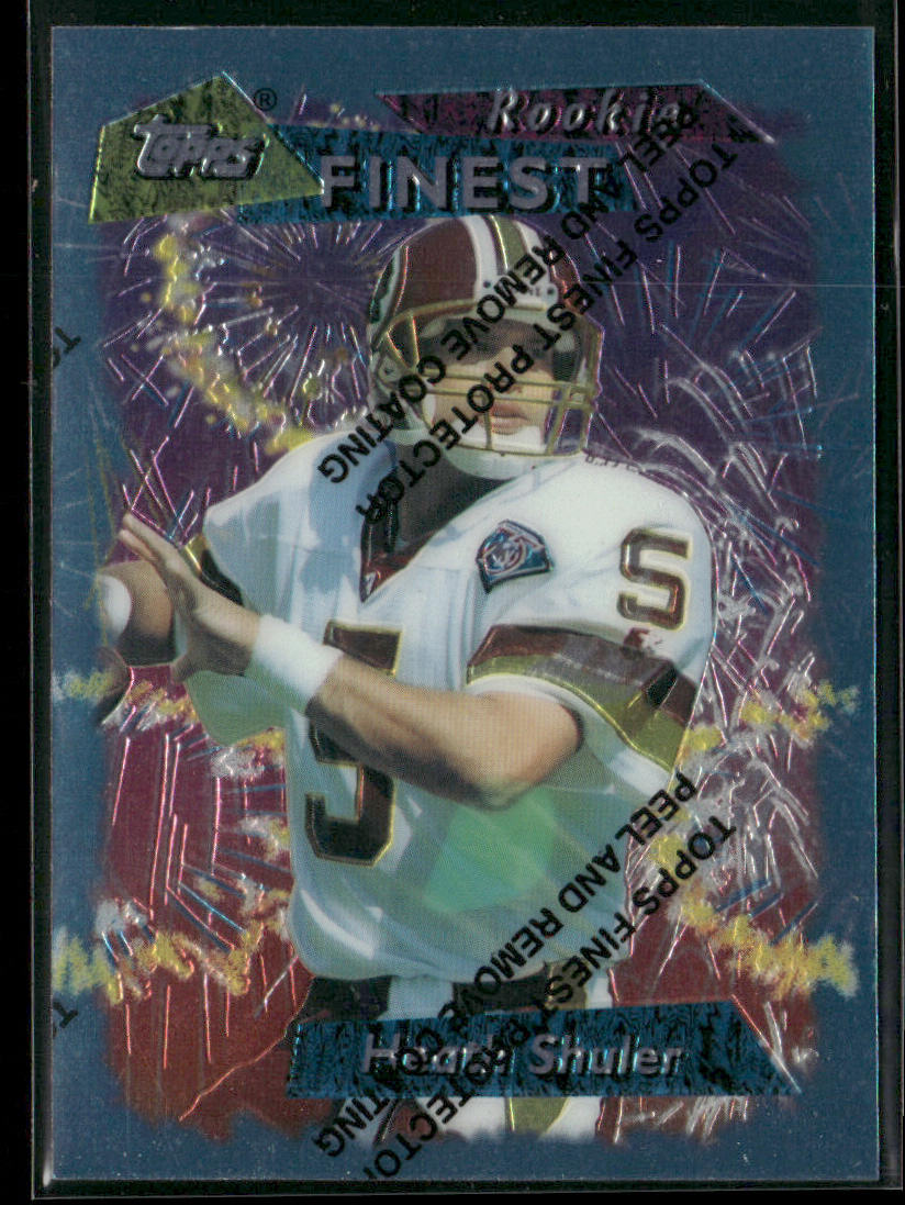 Heath Shuler 1995 Finest #75 Washington Redskins