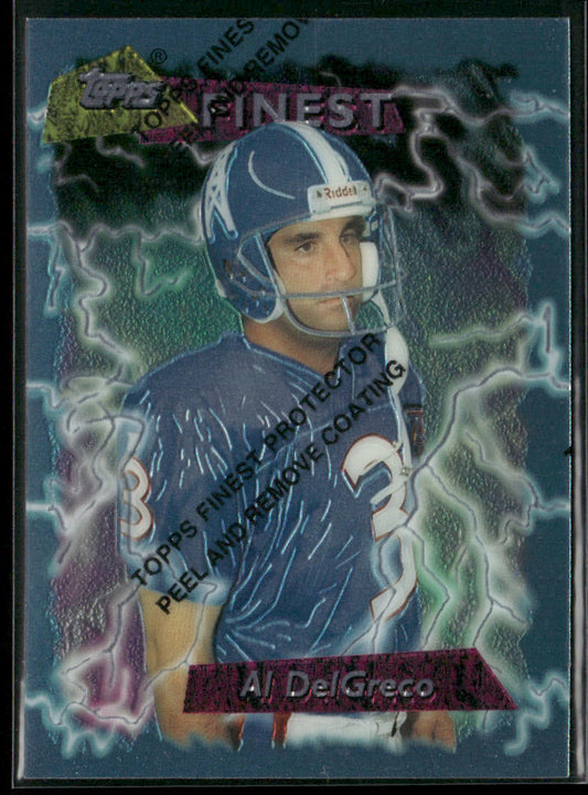 Al Del Greco 1995 Finest #78 Houston Oilers
