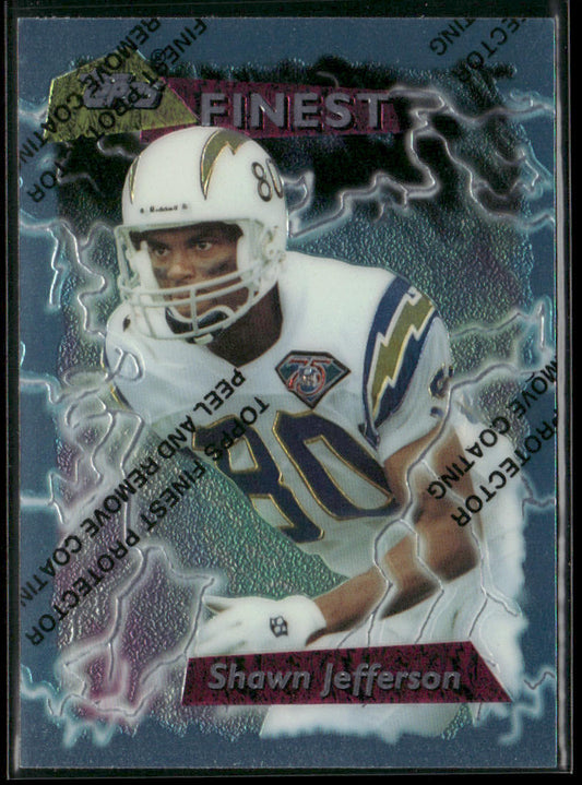 Shawn Jefferson 1995 Finest #85 San Diego Chargers