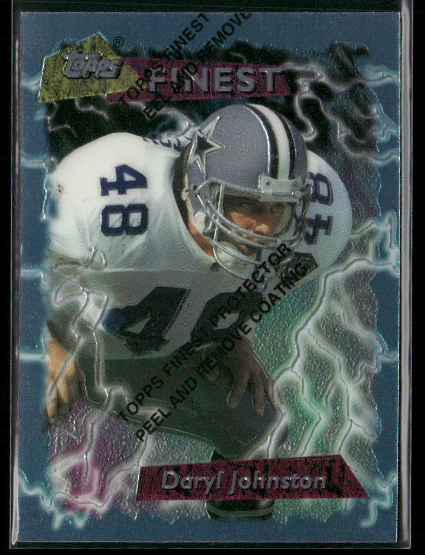 Daryl Johnston 1995 Finest #89 Dallas Cowboys