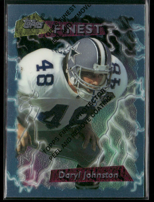 Daryl Johnston 1995 Finest #89 Dallas Cowboys