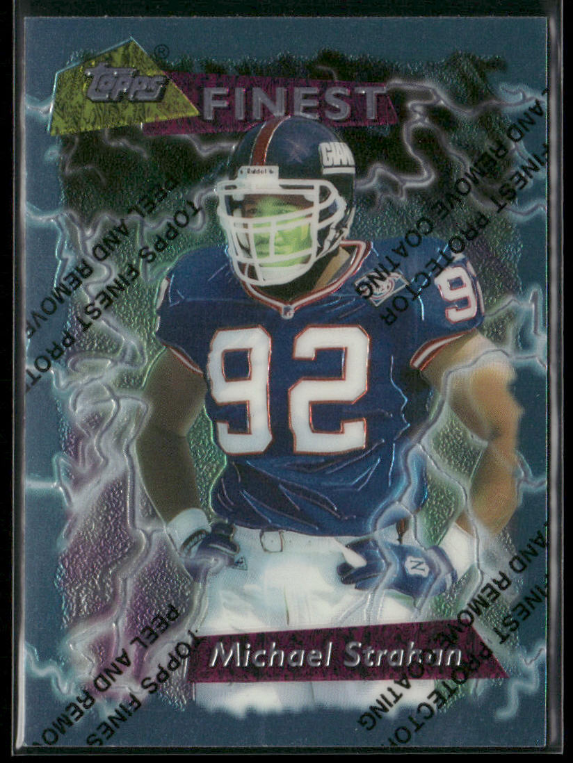 Michael Strahan 1995 Finest #91 New York Giants