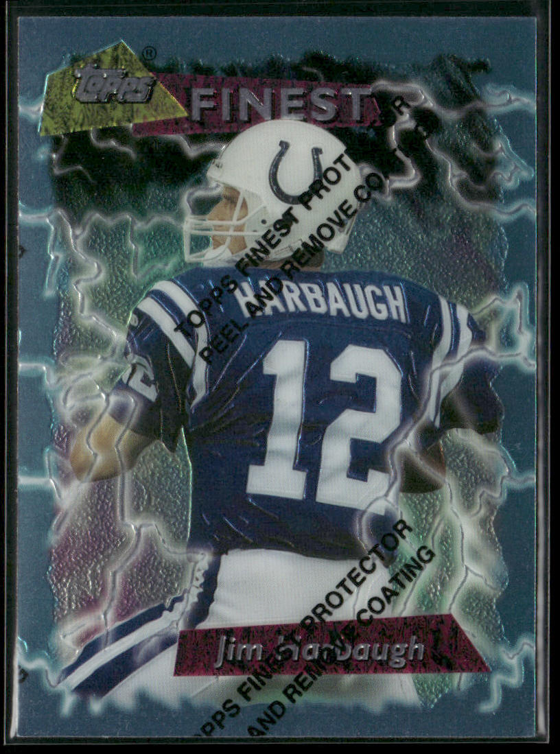 Jim Harbaugh 1995 Finest #96 Indianapolis Colts