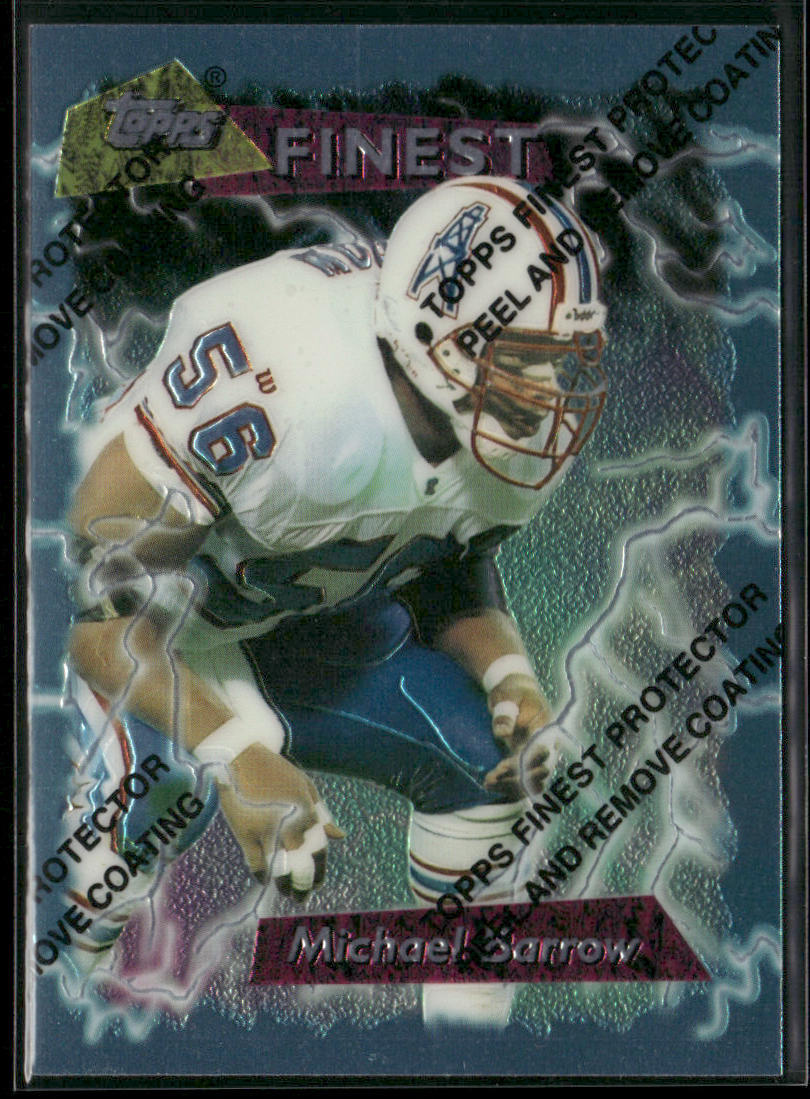 Micheal Barrow 1995 Finest #97 Houston Oilers