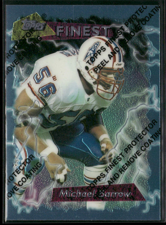 Micheal Barrow 1995 Finest #97 Houston Oilers