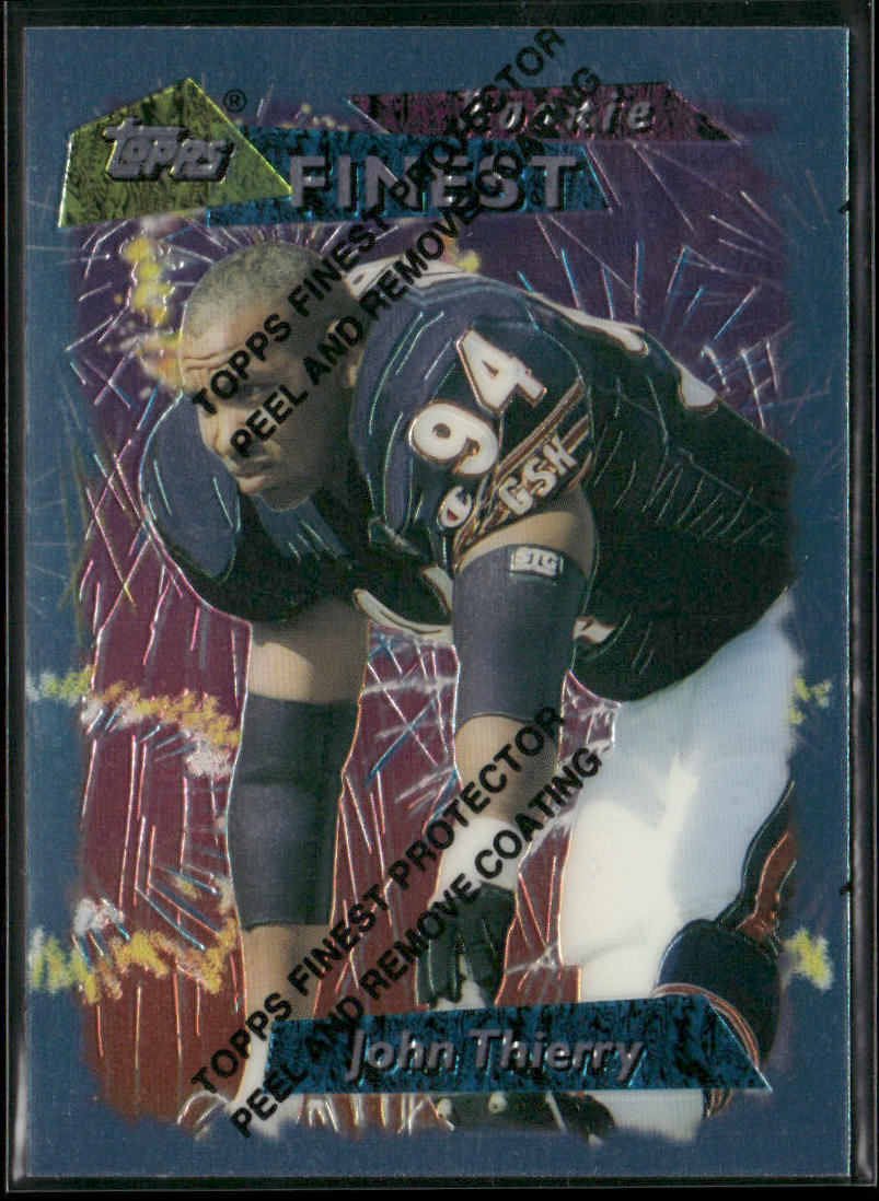 John Thierry 1995 Finest #98 Chicago Bears