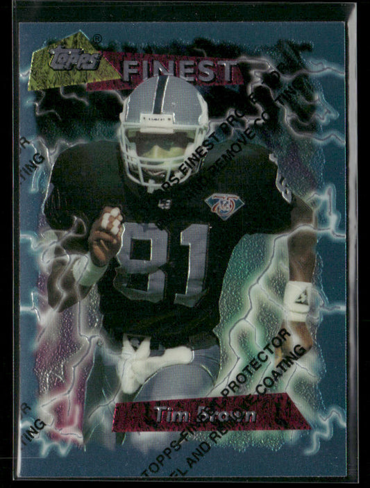 Tim Brown 1995 Finest #111 Los Angeles Raiders