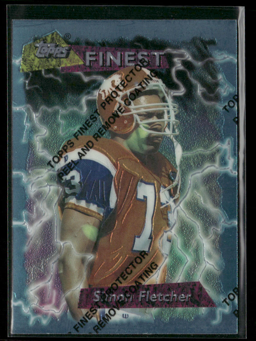 Simon Fletcher 1995 Finest #112 Denver Broncos